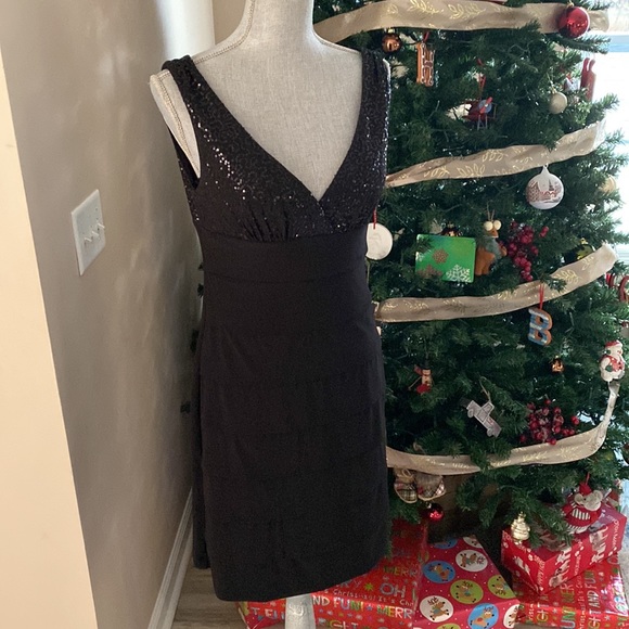 Dressbarn Collection Womens Black Dress - Picture 2 of 9